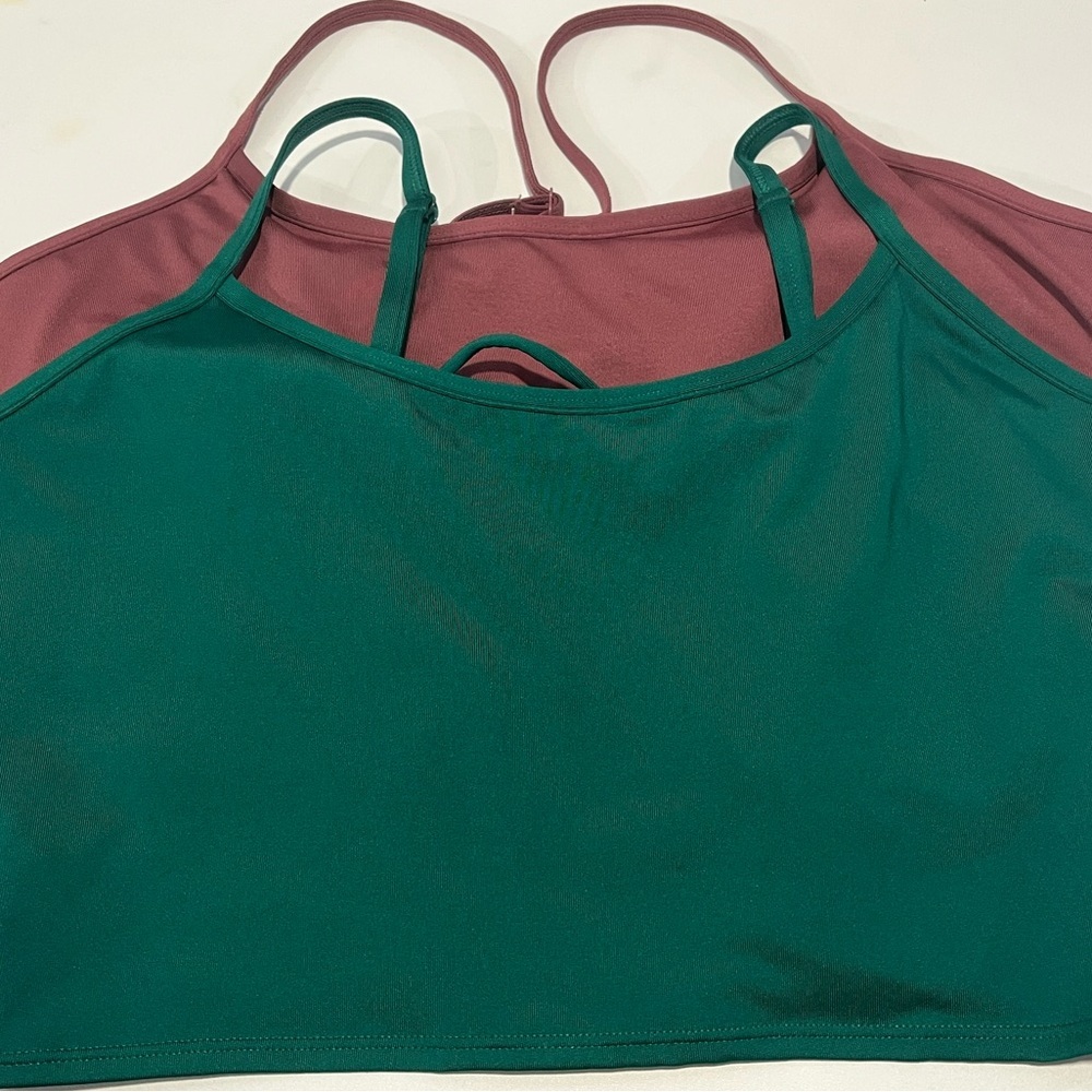 PINK bundle athletic Crop Top/sports bras size XXL EUC - Picture 6 of 13